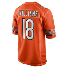 Caleb Williams Chicago Bears Alternate Player Game Jersey - Orange - Nike
