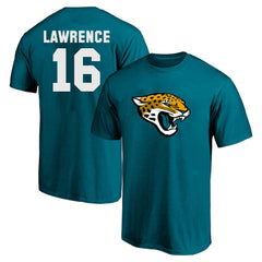 Trevor Lawrence Jacksonville Jaguars Big & Tall Player Name & Number T-Shirt - Teal - Fanatics
