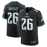Saquon Barkley Philadelphia Eagles Alternate Game Jersey - Black - Nike