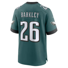 Saquon Barkley Philadelphia Eagles Game Player Jersey - Midnight Green - Nike