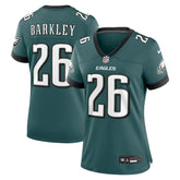 Saquon Barkley Philadelphia Eagles Women's Game Player Jersey - Midnight Green - Nike