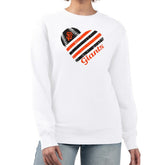 San Francisco Giants G-III 4Her by Carl Banks Women's Heart Logo Fleece Pullover Sweatshirt for sale