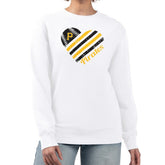 Pittsburgh Pirates G-III 4Her by Carl Banks Women's Heart Logo Fleece Pullover Sweatshirt Online