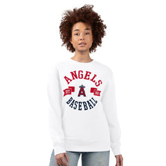 Los Angeles Angels G-III 4Her by Carl Banks Women's Team Logo Fleece Pullover Sweatshirt Near Me