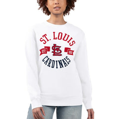 St. Louis Cardinals G-III 4Her by Carl Banks Women's Team Logo Fleece Pullover Sweatshirt Near Me