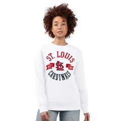 St. Louis Cardinals G-III 4Her by Carl Banks Women's Team Logo Fleece Pullover Sweatshirt Near Me