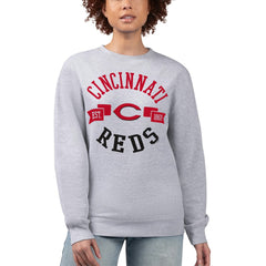Cincinnati Reds G-III 4Her by Carl Banks Women's Team Logo Fleece Pullover Sweatshirt Near Me