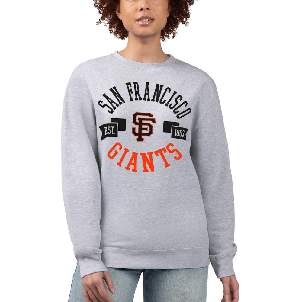San Francisco Giants G-III 4Her by Carl Banks Women's Team Logo Fleece Pullover Sweatshirt Near Me