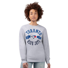 Toronto Blue Jays G-III 4Her by Carl Banks Women's Team Logo Fleece Pullover Sweatshirt Outlet