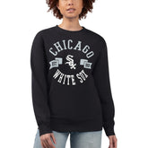 Chicago White Sox G-III 4Her by Carl Banks Women's Team Logo Fleece Pullover Sweatshirt Outlet