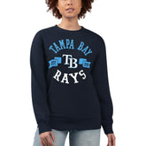 Tampa Bay Rays G-III 4Her by Carl Banks Women's Team Logo Fleece Pullover Sweatshirt Near Me