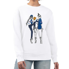 Toronto Blue Jays G-III 4Her by Carl Banks Women's Baseball Girls Fleece Pullover Sweatshirt Outlet
