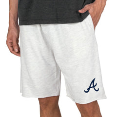 Atlanta Braves Concepts Sport Mainstream Terry Tri-Blend Shorts Outlet