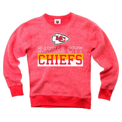 Kansas City Chiefs Wes & Willy Youth Reversible Fleece Pullover Sweatshirt - Red - NFL
