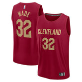 Fanatics Dean Wade Cleveland Cavaliers Fast Break Player Jersey Icon Editi- Wine