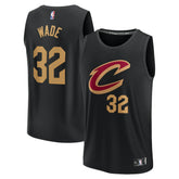 Fanatics Dean Wade Cleveland Cavaliers Youth Fast Break Replica Player Jersey Statement Editi- Black