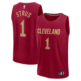 Fanatics Max Strus Cleveland Cavaliers Fast Break Player Jersey Icon Editi- Wine