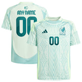 Adidas - Mexico National Team Youth 2024 Away Replica Custom Jersey - Green