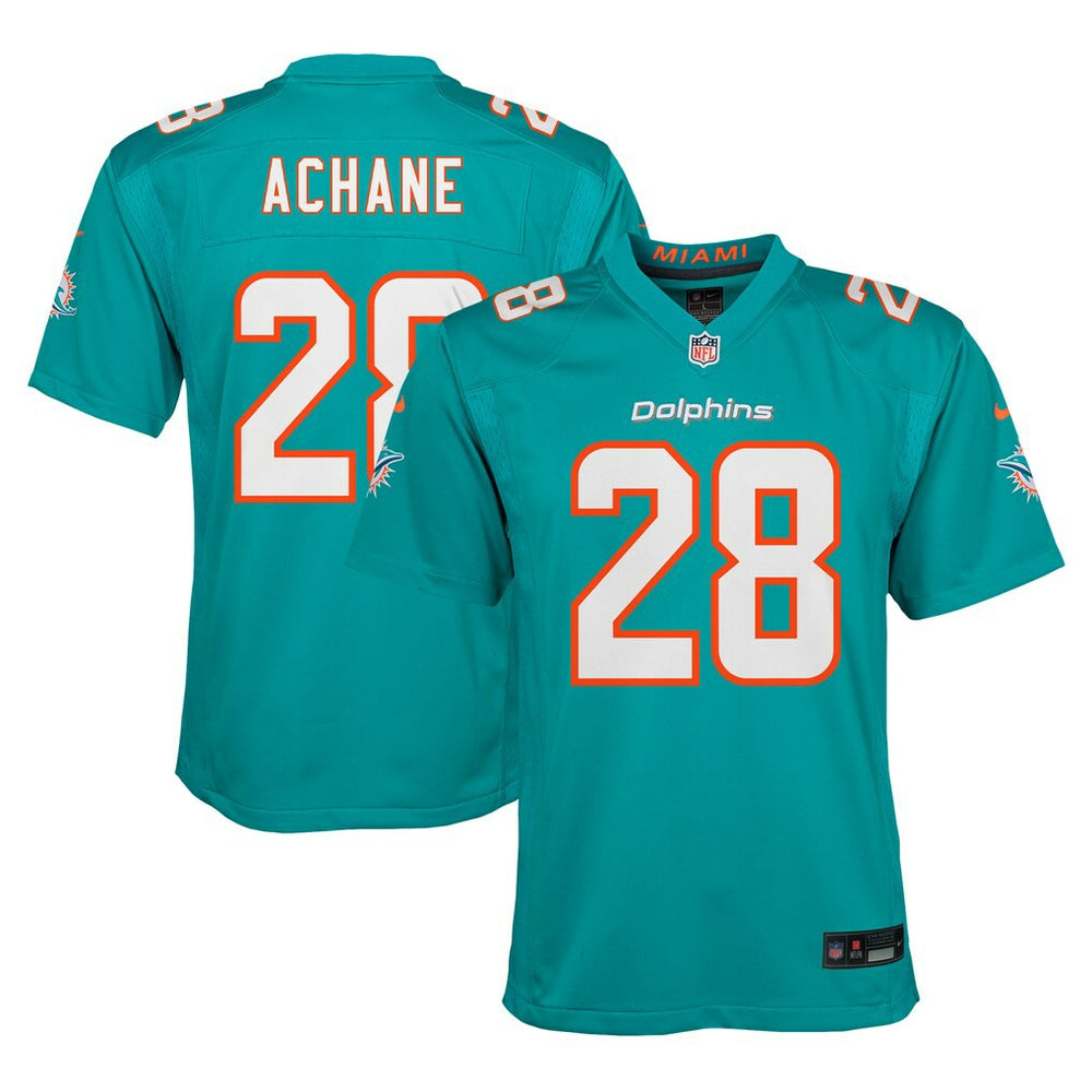 De’Von Achane Miami Dolphins Youth Game Jersey - Aqua - Nike