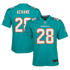 De’Von Achane Miami Dolphins Youth Game Jersey - Aqua - Nike