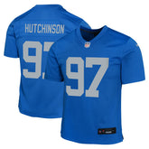 Aidan Hutchinson Detroit Lions Youth Game Jersey - Blue - Nike