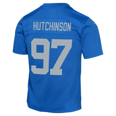 Aidan Hutchinson Detroit Lions Youth Game Jersey - Blue - Nike