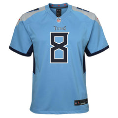 Will Levis Tennessee Titans Youth Game Jersey - Light Blue - Nike