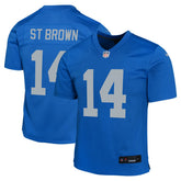 Amon-Ra St. Brown Detroit Lions Youth Game Jersey - Blue - Nike