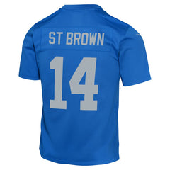 Amon-Ra St. Brown Detroit Lions Youth Game Jersey - Blue - Nike