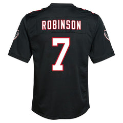 Bijan Robinson Atlanta Falcons Youth Game Jersey - Black - Nike