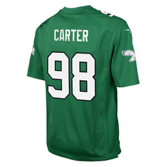 Jalen Carter Philadelphia Eagles Youth Game Jersey - Kelly Green - Nike