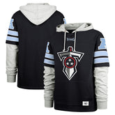 Tennessee Titans '47 Double Header Blitz Cornerback Pullover Hoodie - Navy - 47 brand
