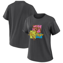 San Diego Padres WEAR by Erin Andrews Women's Domestic Box Color Boyfriend T-Shirt Sale