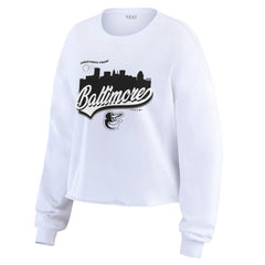 Baltimore Orioles WEAR by Erin Andrews Women's Domestic Postcard Long Sleeve T-Shirt Near Me