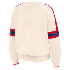 Philadelphia Phillies WEAR by Erin Andrews Women's Stripe Pullover Sweater for sale