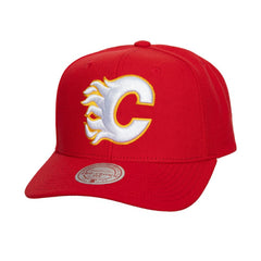 Calgary Flames Mitchell & Ness Core Team Ground Pro Adjustable Hat - Red | NHL online