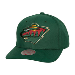 Minnesota Wild Mitchell & Ness Core Team Ground Pro Adjustable Hat - Green | NHL online