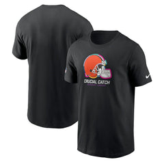 Cleveland Browns Youth 2024 NFL Crucial Catch T-Shirt - Black - Nike