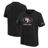 San Francisco 49ers Youth 2024 NFL Crucial Catch T-Shirt - Black - Nike