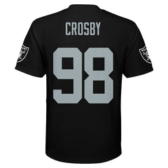 Maxx Crosby Las Vegas Raiders Youth Replica Player Jersey - Black - NFL