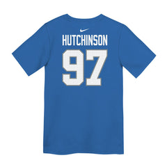Aidan Hutchinson Detroit Lions Preschool Player Name & Number T-Shirt - Blue - Nike