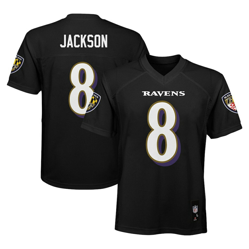 Lamar Jackson Baltimore Ravens Preschool Replica Player Jersey - Black - NFL