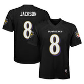 Lamar Jackson Baltimore Ravens Preschool Replica Player Jersey - Black - NFL