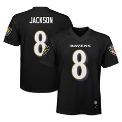 Lamar Jackson Baltimore Ravens Preschool Replica Player Jersey - Black - NFL