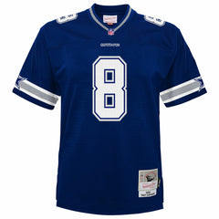 Troy Aikman Dallas Cowboys Youth 1996 Legacy Jersey - Navy - Mitchell & Ness