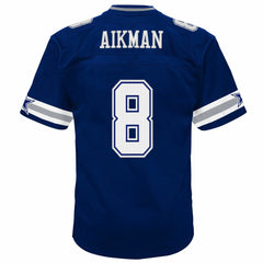 Troy Aikman Dallas Cowboys Youth 1996 Legacy Jersey - Navy - Mitchell & Ness