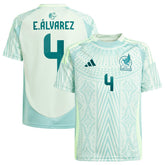 Adidas - Edson Alvarez Mexico National Team Youth 2024 Away Replica Player Jersey - Green