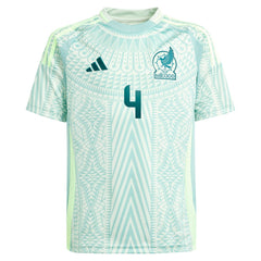 Adidas - Edson Alvarez Mexico National Team Youth 2024 Away Replica Player Jersey - Green