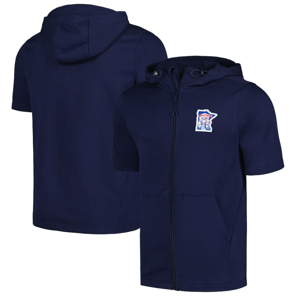 Minnesota Twins Levelwear Recruit Short Sleeve Full-Zip Hoodie Outlet
