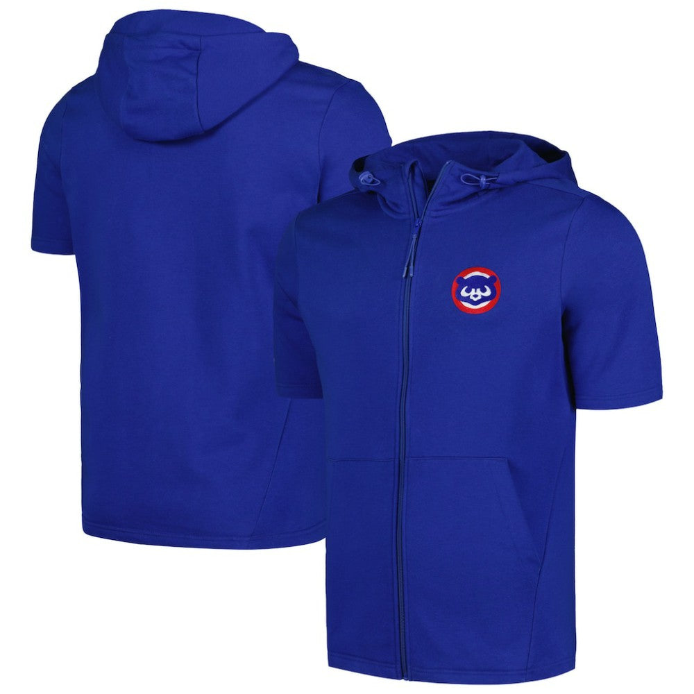 Chicago Cubs Levelwear Recruit Short Sleeve Full-Zip Hoodie Near Me